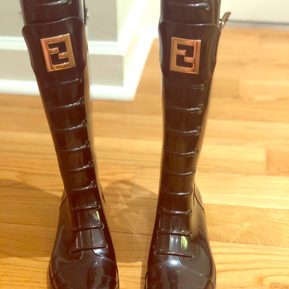 fendi rain boots
